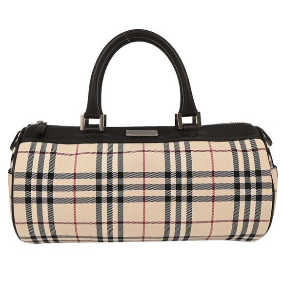 Burberry Beige Burberry Check Handbag - Picture 2 of 11
